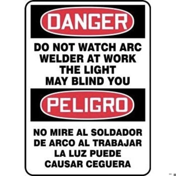 Accuform SPANISH BILINGUAL OSHA DANGER SBMWLD010XP SBMWLD010XP - main